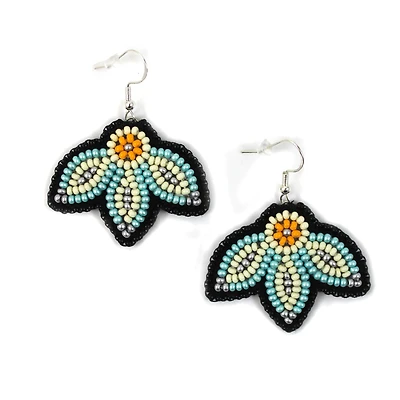 Boucles d'oreilles pendantes à pétales de Jaime Lepine