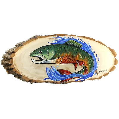 Jessica Somers 'Morning Catch' Wood Artwork
