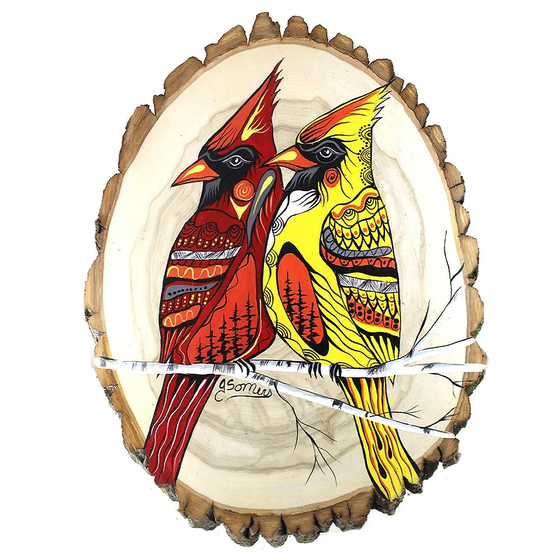 Jessica Somers Pair of Cardinals Artwork