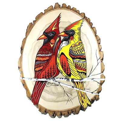 Jessica Somers Pair of Cardinals Artwork