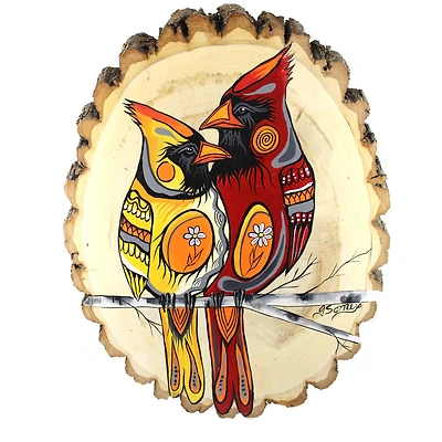 Jessica Somers Red + Yellow Artwork