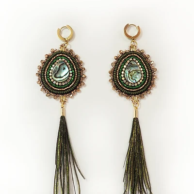 Linda Mccullough Beaded Earrings