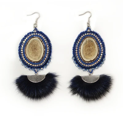 Les boucles d'oreilles de Linda Mccullough Rosa