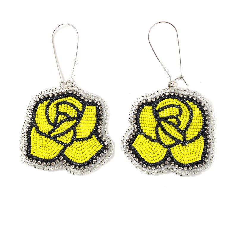 Boucles d'oreilles Rose de Linda McCullough Margaret