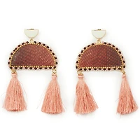Boucles d'oreilles saumon rouge Meagan Anishinabie