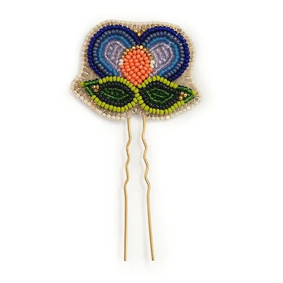Proud Wednesday Heart Flower Hair Pin