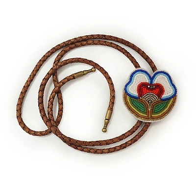 Bolo cravate floral « Fière mercredi Addams »