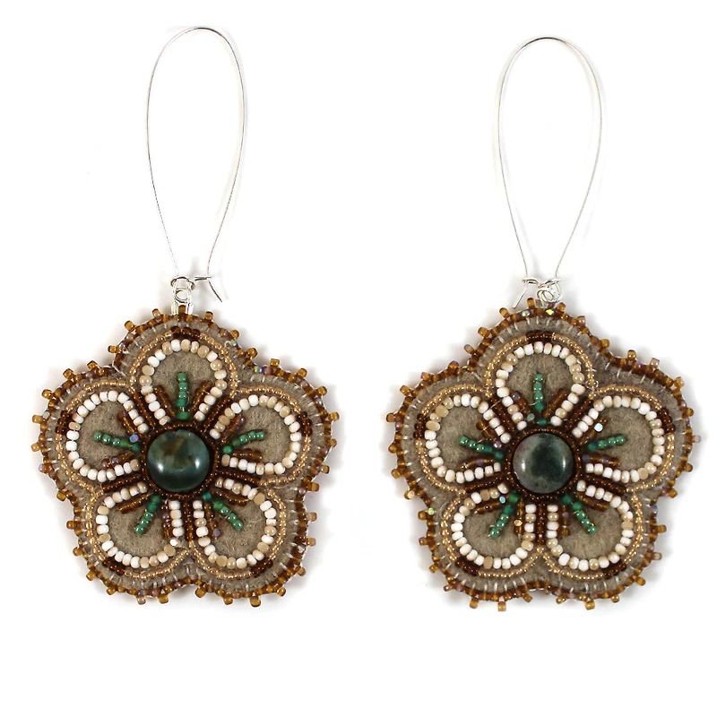 Proud Wednesday Jasper Stone Earrings