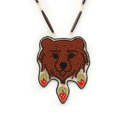 Tammy Loewen Bear Medallion Necklace