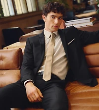 Slim Fit Solid Suit