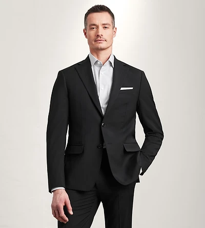 Coupe Slim Noir Soigné Complet