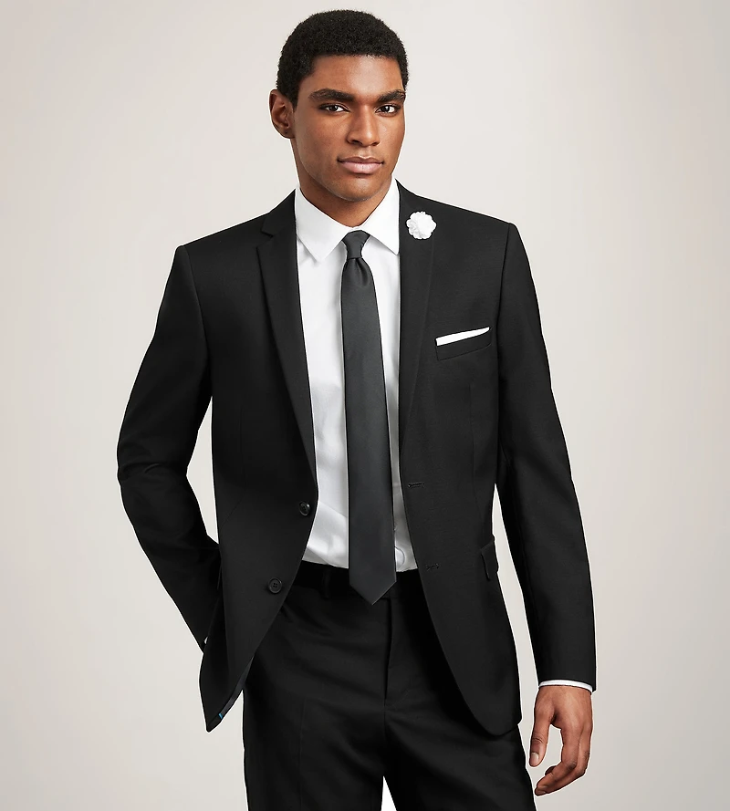 Slim Fit Solid Suit Jacket