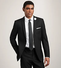 Slim Fit Solid Suit Jacket