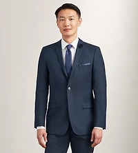 Veste de complet unie coupe ajustée
