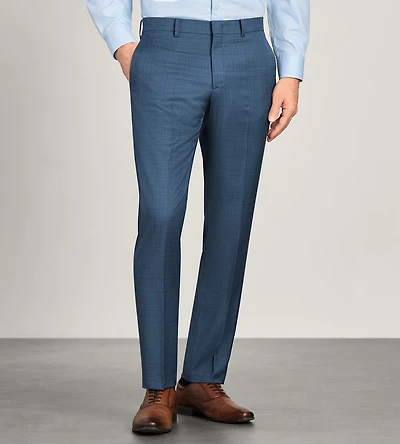 Pantalon de complet en laine coupe moderne
