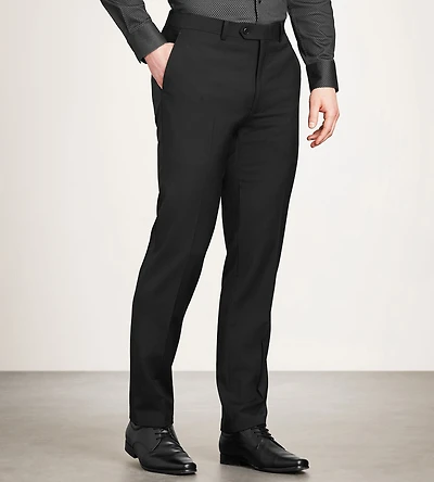 Slim Fit Black Neat Suit Pants