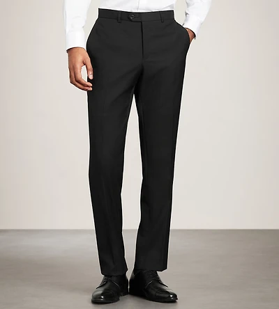 Slim Fit Solid Suit Pants
