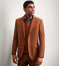 Modern Fit Cognac Solid Suit