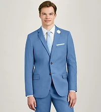 Veste de complet moderne, denim unie