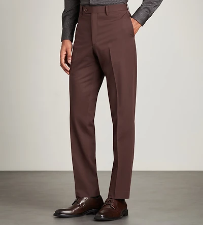 Modern Fit 360° Stretch Burgundy Suit Separate Pants
