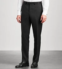 Slim Fit Black Jacquard Tuxedo Pants