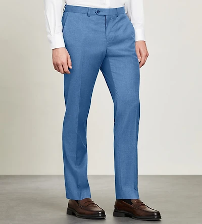 Slim Fit Denim Solid Suit Pants
