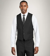 Gilet de complet en laine coupe moderne