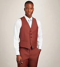 Gilet de complet uni picante