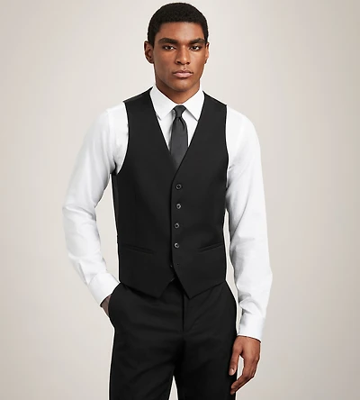 Solid Suit Vest