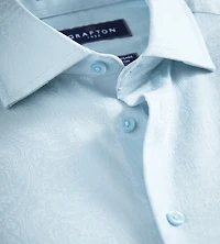 Chemise habillée ultra luxueuse à motif cachemire