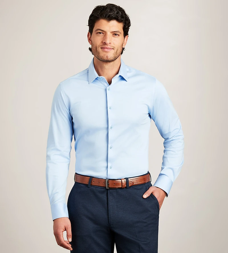 Slim Fit Butterknit Dress Shirt