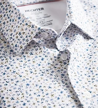 Slim Fit Butterknit Floral Print Dress Shirt