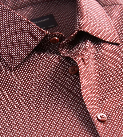 Slim Fit Non- Iron Stretch Sateen Dress Shirt