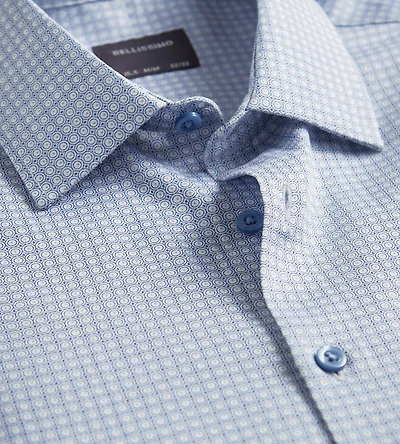 Modern Fit Non- Iron Stretch Sateen Dress Shirt
