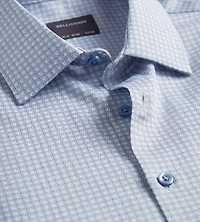 Modern Fit Non- Iron Stretch Sateen Dress Shirt
