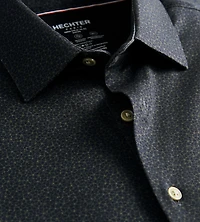 Chemise habillée en jersey Butterknit motif floral coupe ajustée