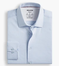 Chemise habillée en maille beurre jacquard
