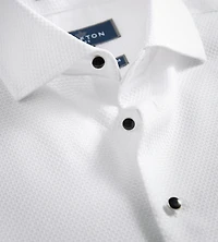 chemise habillée à texture dobby, de smoking