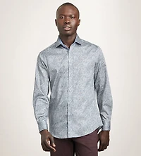 Long Sleeve Printed Casual Shirt