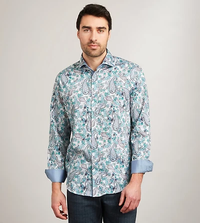 Long Sleeve Printed Casual Shirt