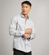 Long Sleeve Printed Casual Shirt