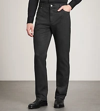 Modern Fit 4-way Stretch 5-Pocket Houndstooth Casual Pant