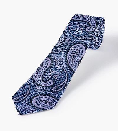 cravate à motifs cachemire
