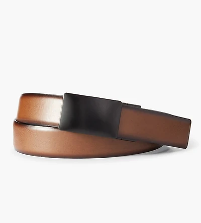 Ceinture réversible à plaque mate