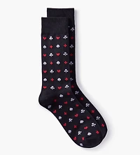 Chaussettes à icônes de cartes