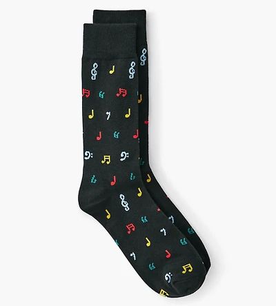 Chaussettes Notes de musique