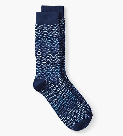 Chaussettes à losanges dégradées