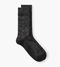 Tonal Floral Socks