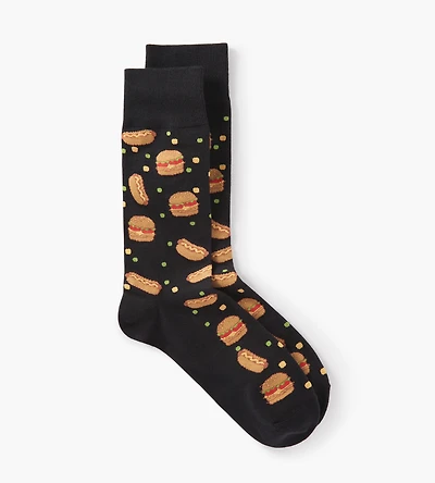 Chaussettes de burger & de hot dog