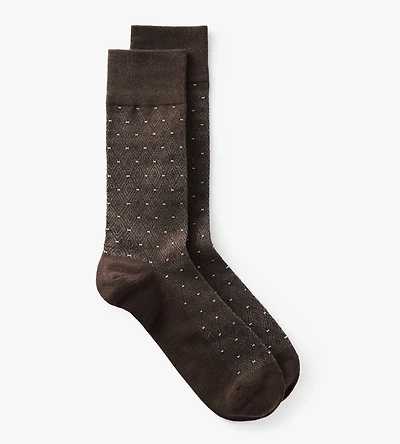 Dashed Diamond Socks